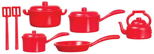 Kitchenware, Red, 10 pc.